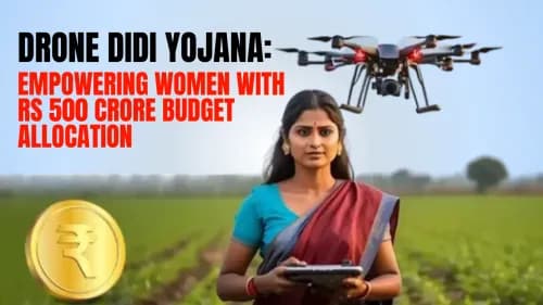 Drone Didi Yojana: Empowering Women with Rs 500 Crore Budget Allocation