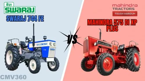 Mahindra 575 DI XP Plus vs Swaraj 744 FE: A Detailed Tractor Comparison