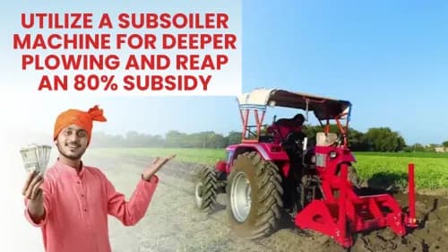 Utilize a Subsoiler Machine for Deeper Plowing and Reap an 80% Subsidy